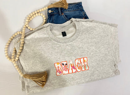 BEACH CREWNECK