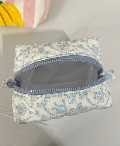 BLUE COSMETIC BAG
