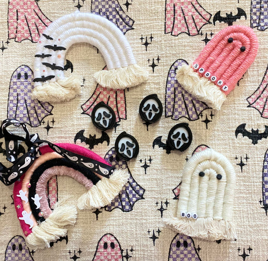 GHOST FACE | 3D STRAW TOPPER | SINGLE